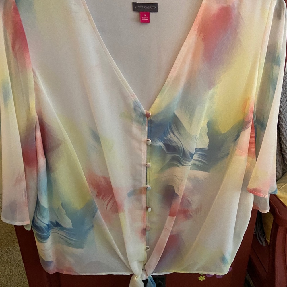 Tie dye blouse